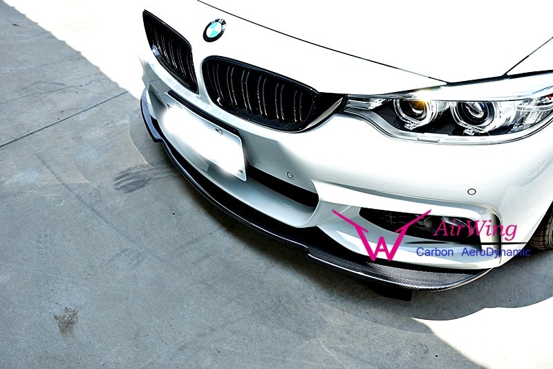 BMW F32 M TECH K style carbon front lip spoiler 3